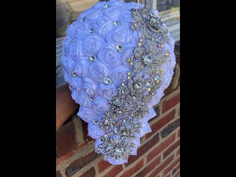 how to make a cascading wedding bouquet
